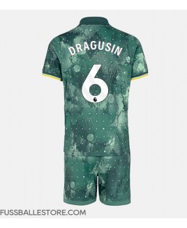 Günstige Tottenham Hotspur Radu Dragusin #6 3rd trikot Kinder 2024-25 Kurzarm (+ Kurze Hosen)